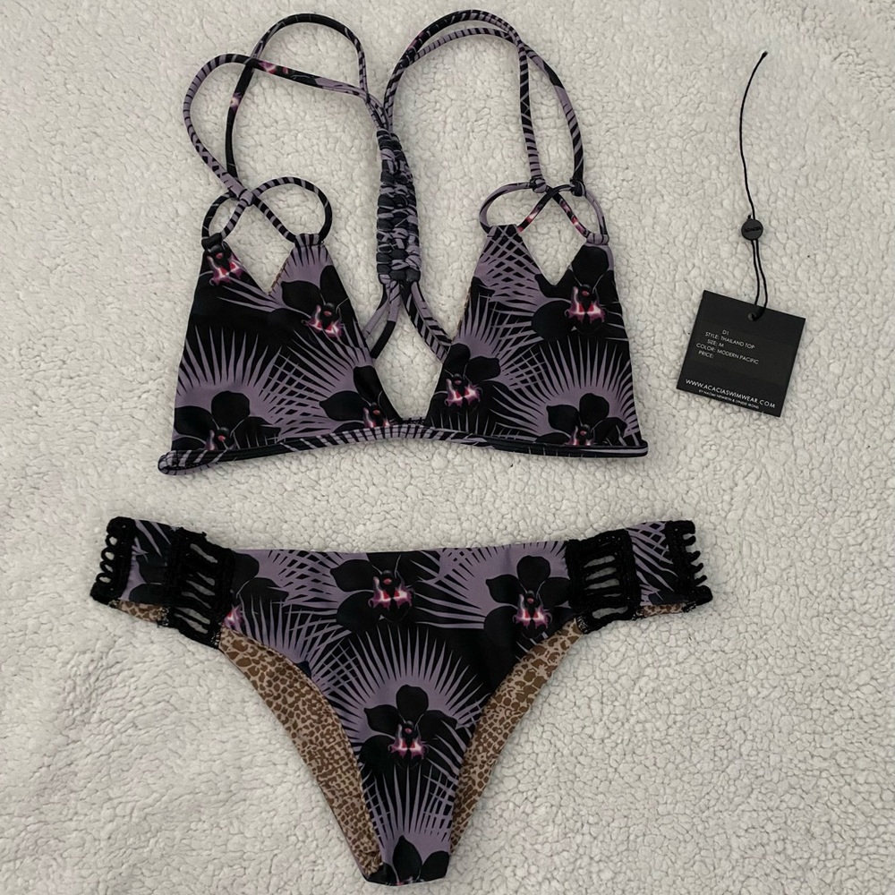 Acacia Swimwear Modern Pacific Bikini Set Swim Medium